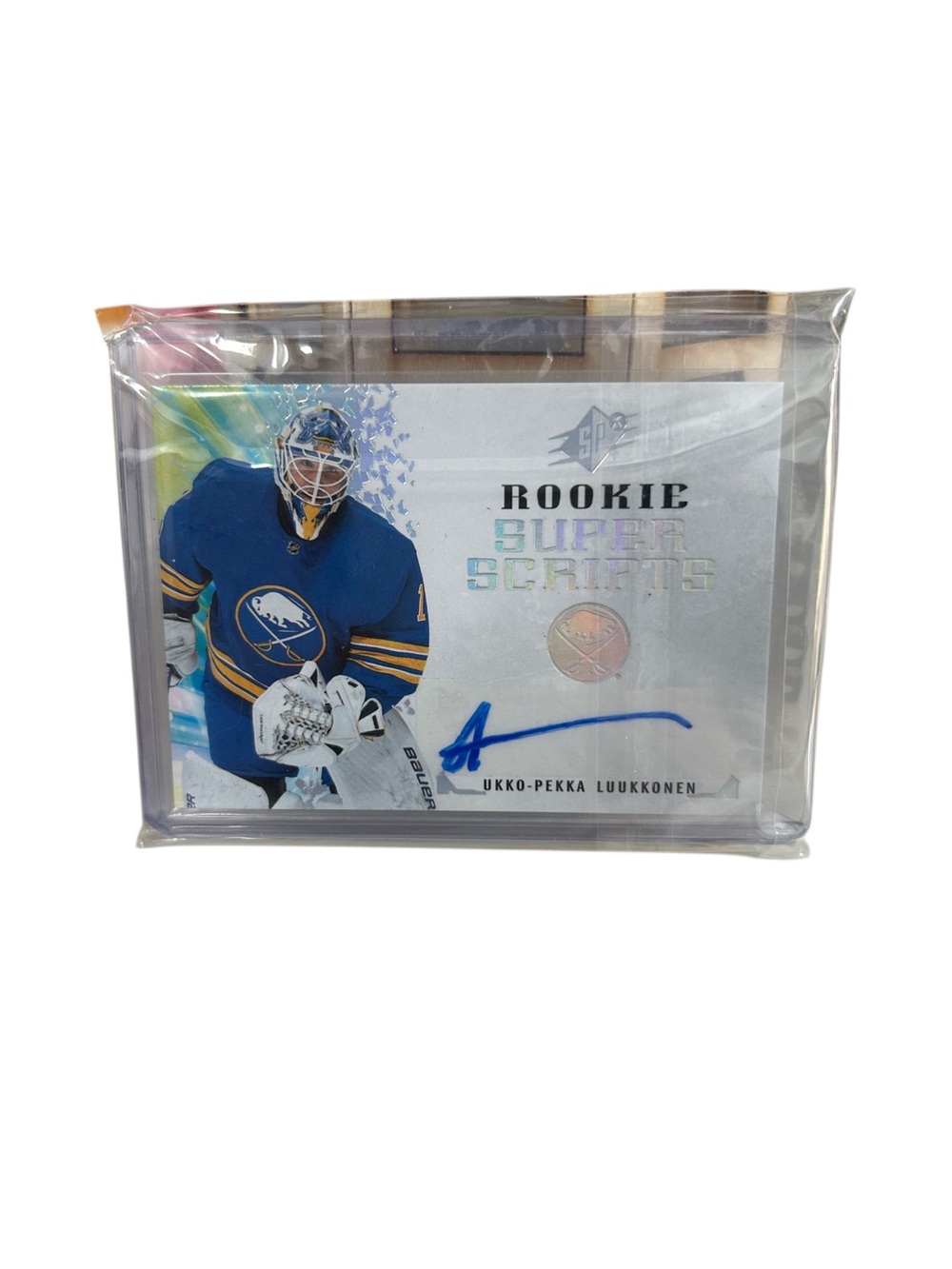 Ukko-Pekka Luukkonen Signed Rookie Card - 2021-22 Upper Deck SPx